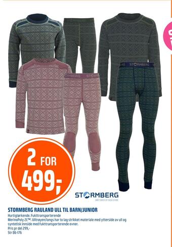 Coop Obs Stormberg rauland ull til barn/junior tilbud