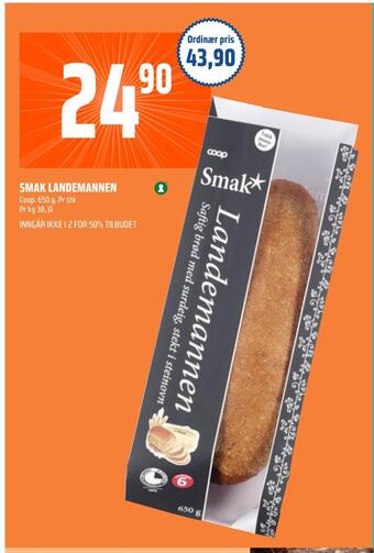 Coop Obs Smak landemannen tilbud