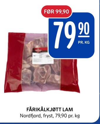 Rema 1000 Fårikålkjøtt lam tilbud