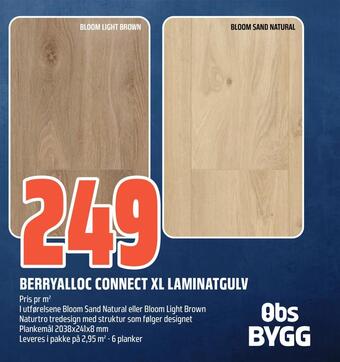 Coop Obs Berryalloc connect xl laminatgulv tilbud