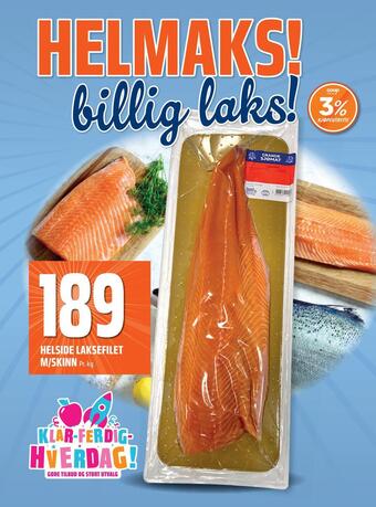 Coop Obs Helside laksefilet m/skinn tilbud