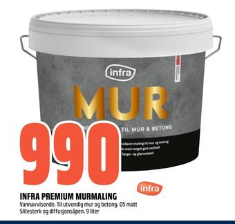 Coop Obs Infra premium murmaling tilbud