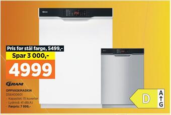 POWER Oppvaskmaskin tilbud