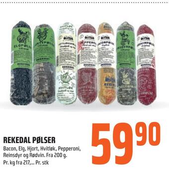 Coop Obs Rekedal pølser tilbud