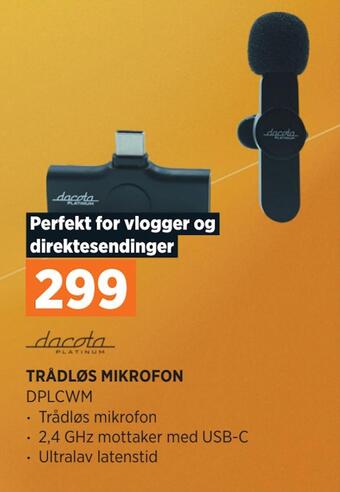 POWER Trådløs mikrofon tilbud