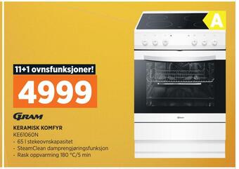 POWER Keramisk komfyr tilbud