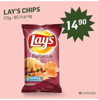 Holdbart Lay's chips tilbud