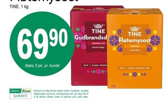 Joker Tine tilbud