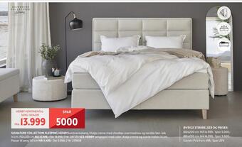 Bohus Herøy kontinental- seng 150x200 tilbud