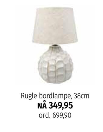 Nille Rugle bordlampe, 38cm tilbud