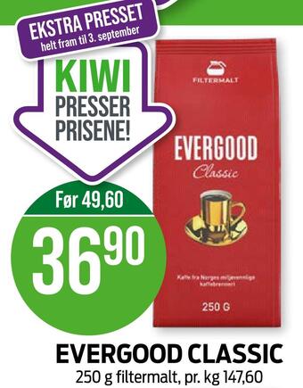 Kiwi Evergood classic tilbud