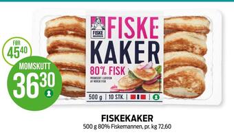 Kiwi Fiskekaker tilbud