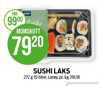 Kiwi Sushi laks tilbud
