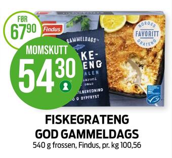 Kiwi Fiskegrateng god gammeldags tilbud
