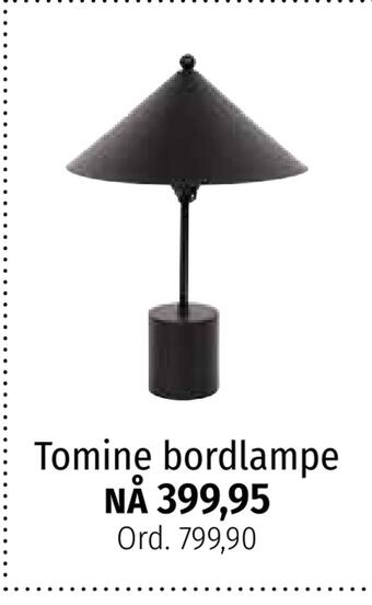 Nille Tomine bordlampe tilbud
