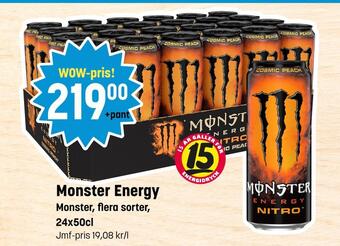 Eurocash Monster energy tilbud