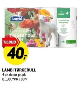 Bunnpris Decor tørkerull tilbud