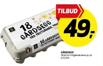 Bunnpris Bunnpris egg tilbud