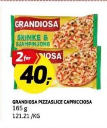 Bunnpris Grandiosa pizza tilbud
