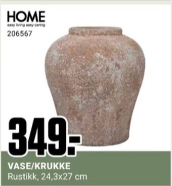 Europris Home vase tilbud