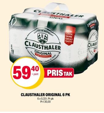 Coop Extra Clausthaler øl tilbud