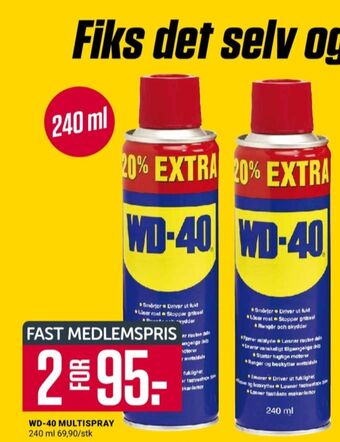 Europris Wd-40 bilpleie tilbud
