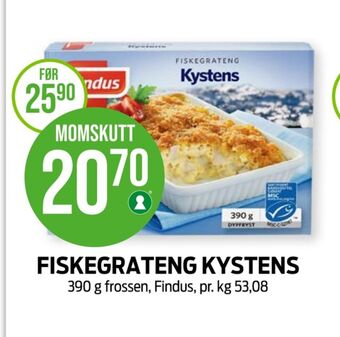 Kiwi Findus fiskeretter tilbud