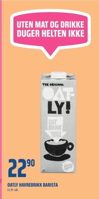 Coop Obs Oatly havredrikk tilbud