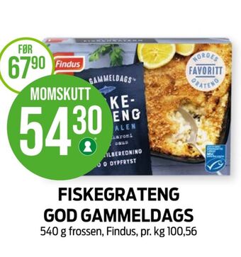 Kiwi Findus fiskeretter tilbud