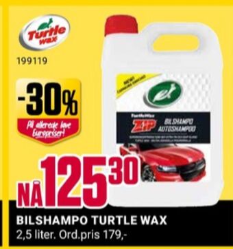 Europris Turtle bilshampo tilbud