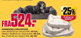 Europris Ukjent hundeseng tilbud