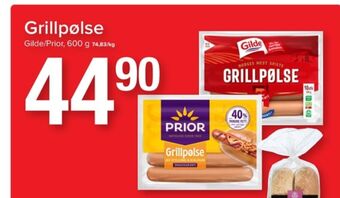 Eurospar Gilde grillpølser tilbud