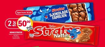 Coop Extra Stratos sjokoladeplate tilbud