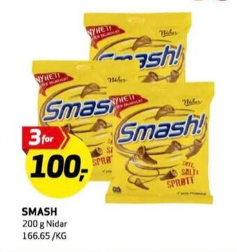 Bunnpris Smash! sjokoladepose tilbud