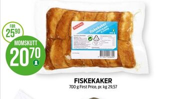 Kiwi First price fiskekaker tilbud