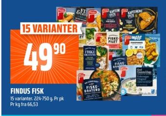 Coop Obs Findus ferdigretter tilbud