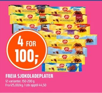 Coop Obs Melkesjokolade sjokoladeplate tilbud
