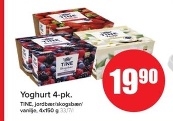 Eurospar Tine yoghurt tilbud