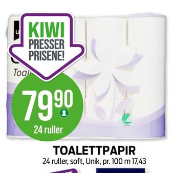 Kiwi Soft toalettpapir tilbud