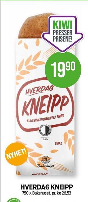 Kiwi Bakehuset brød tilbud