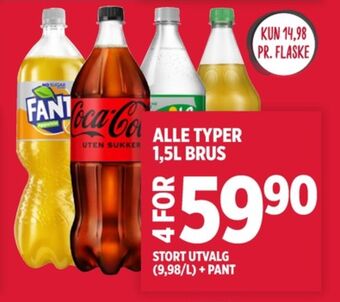 Meny Pepsi max brus tilbud