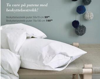 Princess Beskyttelsestrekk puter 50x70 cm tilbud