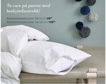 Princess Beskyttelsestrekk puter 70x100 cm tilbud