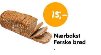 Havaristen Nærbakst Ferske brød tilbud