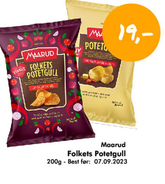 Maarud Folkets Potetgull 200g