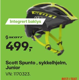 XXL Sport Scott spunto sykkelhjelm, junior tilbud