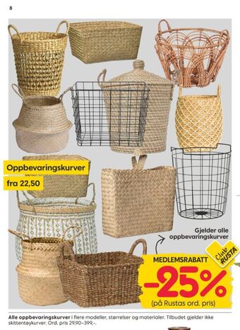 Rusta Ukjent kurv tilbud