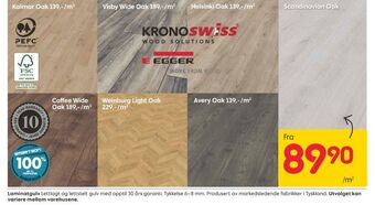 Rusta Krono laminatgulv tilbud
