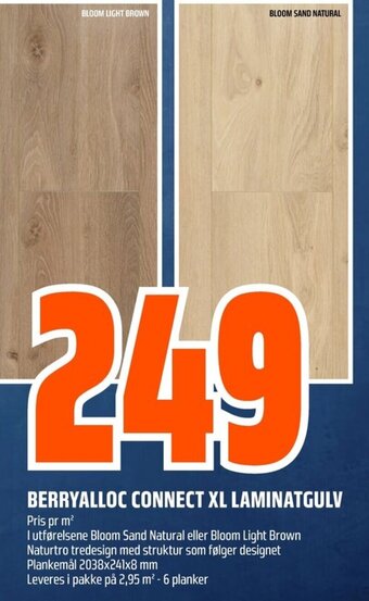 Coop Obs BERRYALLOC CONNECT XL LAMINATGULV tilbud