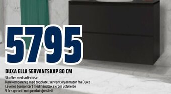 Coop Obs DUXA ELLA SERVANTSKAP 80 CM tilbud